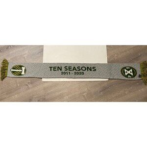 MLS Portland Timbers Soccer scarf 10 seasons 2020 Ruffneck 63" long